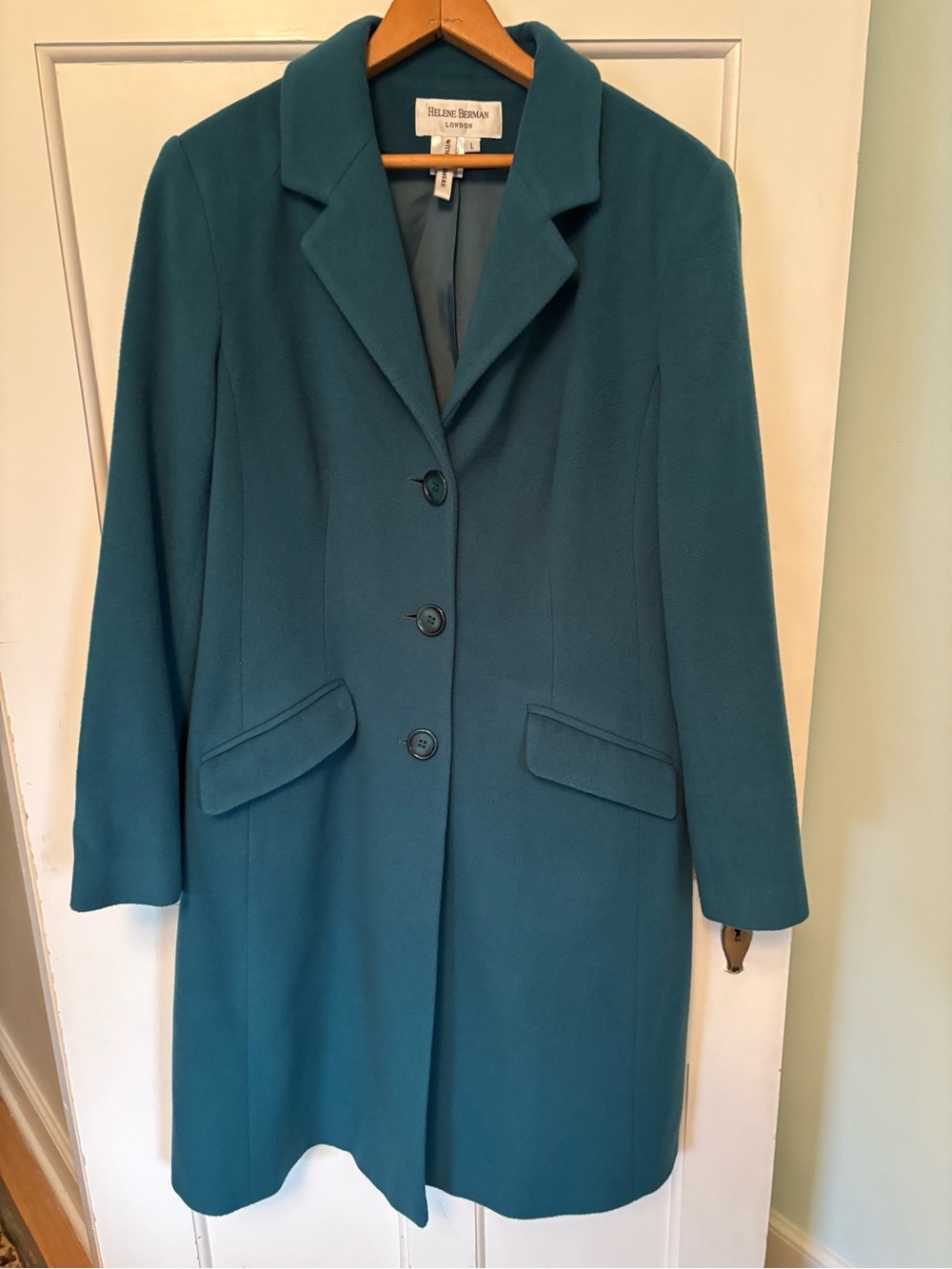 Helene Berman Cashmere Blend Walking Coat